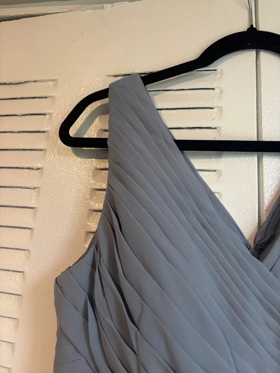 Flora Azazie Twilight Chiffon A-Line Bridesmaid Dress Size 10 β¨ New with Tag - Picture 11 of 16